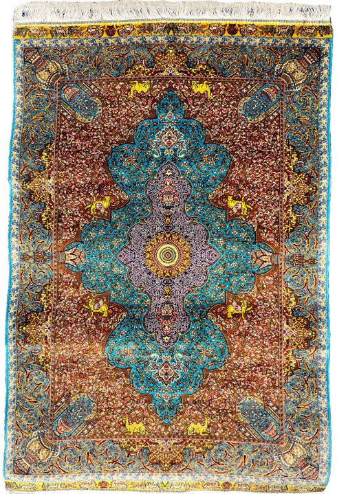 Darya Fine Persian Silk Carpet